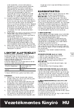 Preview for 101 page of Worx WG751E Original Instructions Manual