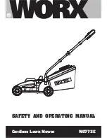 Preview for 1 page of Worx WG773E Operating Manual