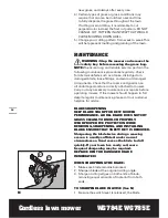 Preview for 16 page of Worx WG784E Safety And Operating Manual