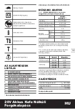 Preview for 101 page of Worx WX380 Original Instructions Manual