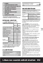 Preview for 41 page of Worx WX385 Original Instructions Manual