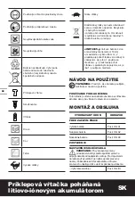 Preview for 58 page of Worx WX385 Original Instructions Manual