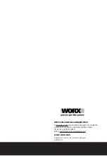 Preview for 16 page of Worx WX390 Safety And Operating Manual