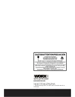 Preview for 24 page of Worx WX508L Manual