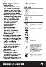 Preview for 52 page of WORXNITRO LEAFJET WP544E Original Instructions Manual