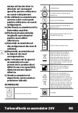 Preview for 116 page of WORXNITRO LEAFJET WP544E Original Instructions Manual