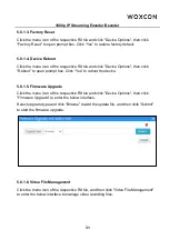 Preview for 34 page of Woxcon IPH400D User Manual