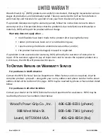 Preview for 29 page of WPG FL1HV11DC Operating Instructions Manual