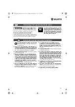 Preview for 55 page of Würth 0700 816 Series Translation Of The Original Operating Instructions