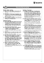 Preview for 17 page of Würth 0701 224 0 Translation Of The Original Operating Instructions