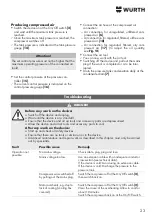 Preview for 23 page of Würth 0701 225 0 Translation Of The Original Operating Instructions