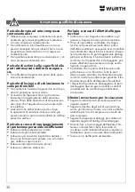 Preview for 30 page of Würth 0701 225 0 Translation Of The Original Operating Instructions