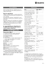 Preview for 31 page of Würth 0701 225 0 Translation Of The Original Operating Instructions