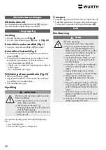 Preview for 88 page of Würth 0701 225 0 Translation Of The Original Operating Instructions