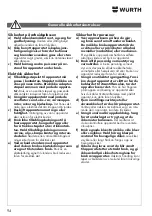 Preview for 94 page of Würth 0701 225 0 Translation Of The Original Operating Instructions