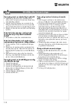 Preview for 118 page of Würth 0701 225 0 Translation Of The Original Operating Instructions