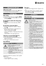 Preview for 121 page of Würth 0701 225 0 Translation Of The Original Operating Instructions