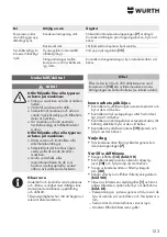 Preview for 123 page of Würth 0701 225 0 Translation Of The Original Operating Instructions