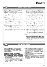 Preview for 139 page of Würth 0701 225 0 Translation Of The Original Operating Instructions