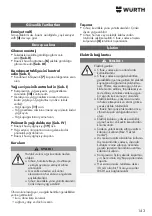 Preview for 143 page of Würth 0701 225 0 Translation Of The Original Operating Instructions