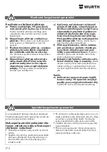 Preview for 172 page of Würth 0701 225 0 Translation Of The Original Operating Instructions