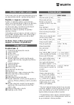 Preview for 185 page of Würth 0701 225 0 Translation Of The Original Operating Instructions