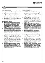 Preview for 226 page of Würth 0701 225 0 Translation Of The Original Operating Instructions