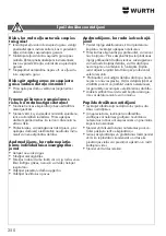 Preview for 250 page of Würth 0701 225 0 Translation Of The Original Operating Instructions