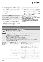 Preview for 276 page of Würth 0701 225 0 Translation Of The Original Operating Instructions