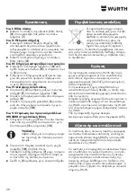 Preview for 28 page of Würth 0701 330 001 Translation Of The Original Operating Instructions