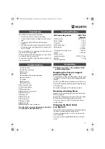 Preview for 14 page of Würth 07021211 Operating Instructions Manual