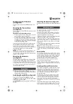 Preview for 15 page of Würth 07021211 Operating Instructions Manual