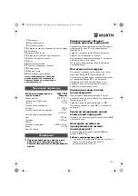 Preview for 130 page of Würth 07021211 Operating Instructions Manual