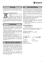 Preview for 9 page of Würth 0715 53 260 Operating Instructions Manual