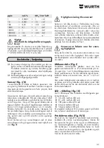 Preview for 35 page of Würth 0715 53 260 Operating Instructions Manual