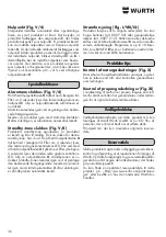 Preview for 36 page of Würth 0715 53 260 Operating Instructions Manual