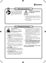 Preview for 33 page of Würth 0715 938 12 Instructions Manual