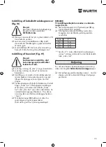 Preview for 35 page of Würth 0715 938 12 Instructions Manual