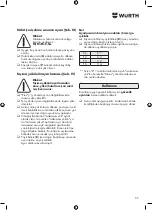 Preview for 55 page of Würth 0715 938 12 Instructions Manual