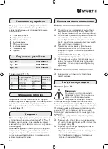 Preview for 98 page of Würth 0715 938 12 Instructions Manual