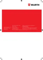 Preview for 104 page of Würth 0715 938 12 Instructions Manual