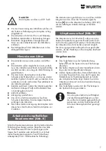 Preview for 7 page of Würth 0715 94 50 Translation Of The Original Operating Instructions