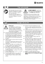 Preview for 23 page of Würth 0715 94 50 Translation Of The Original Operating Instructions