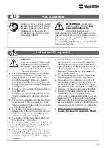 Preview for 29 page of Würth 0715 94 50 Translation Of The Original Operating Instructions