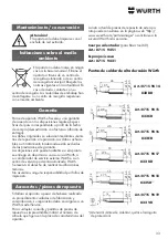 Preview for 33 page of Würth 0715 94 50 Translation Of The Original Operating Instructions