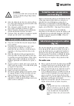 Preview for 37 page of Würth 0715 94 50 Translation Of The Original Operating Instructions