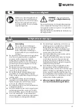 Preview for 41 page of Würth 0715 94 50 Translation Of The Original Operating Instructions