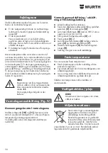 Preview for 50 page of Würth 0715 94 50 Translation Of The Original Operating Instructions