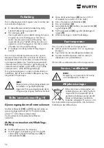 Preview for 56 page of Würth 0715 94 50 Translation Of The Original Operating Instructions