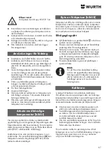 Preview for 67 page of Würth 0715 94 50 Translation Of The Original Operating Instructions